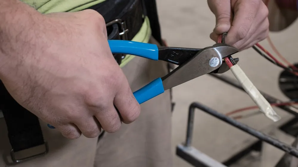 Pinzas de corte diagonal de alta resistencia de 20,5 cm con alta palanca